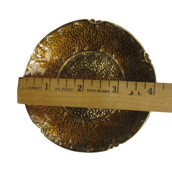 Mike and Ally Set of 6 Espresso Cups Saucers Spoons Gold Rim Porcelain Turkish - Picture 7 of 13